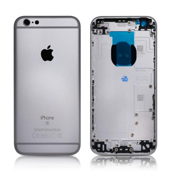 iPhone 6S Housing without small Parts HQ Silver