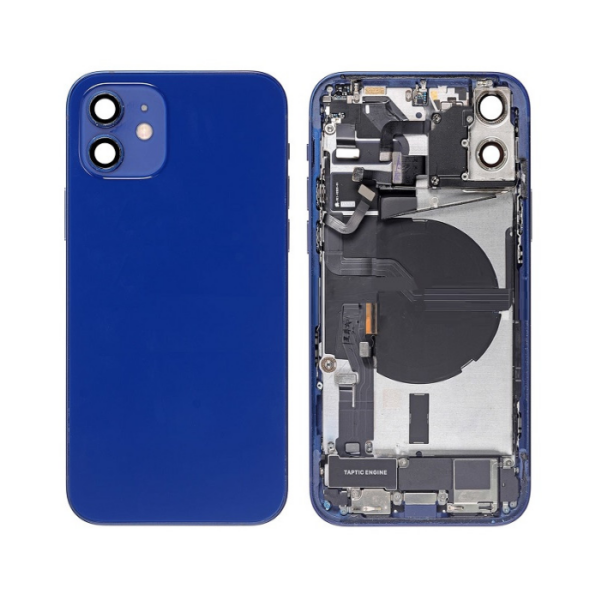 iPhone 12 Mini Housing with Small Parts Pulled Blue