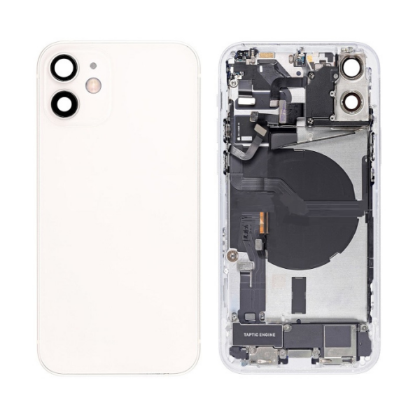 iPhone 12 Mini Housing with Small Parts Pulled White