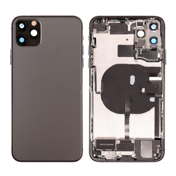 iPhone 11 Pro Max Housing with small Parts Pulled Space Grey