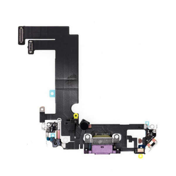 iPhone 12 mini Charging Port & Microphone Flex Cable Pulled Purple