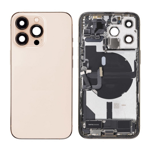 iPhone 13 Pro Housing with small parts Pulled Gold