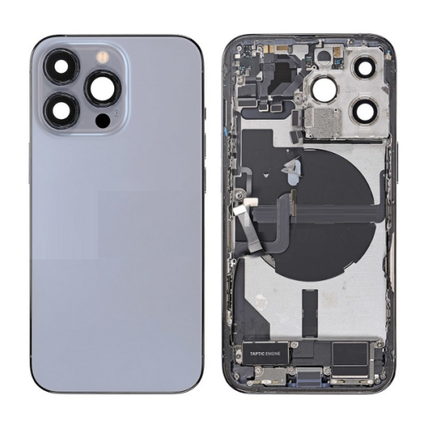 iPhone 13 Pro Housing with small parts Pulled Sierra Blue