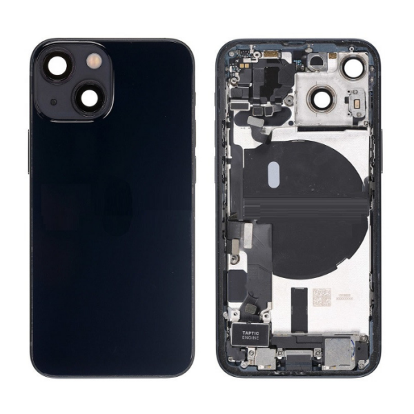 iPhone 13 Mini Housing with small parts Original Pulled Midnight