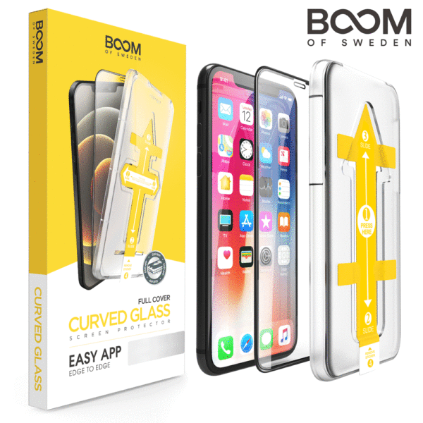 BOOM - Curved Glass Screen Protector - iPhone 12 Mini