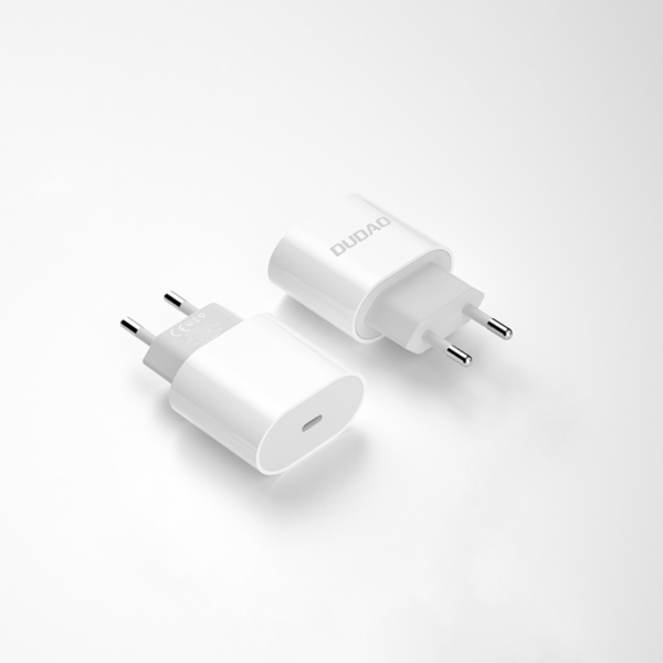 Dudao Snabbladdare USB-C PD 20W EU - Vit