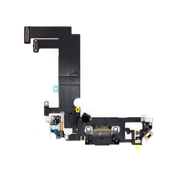 iPhone 12 mini Charging Port & Microphone Flex Cable Pulled Black