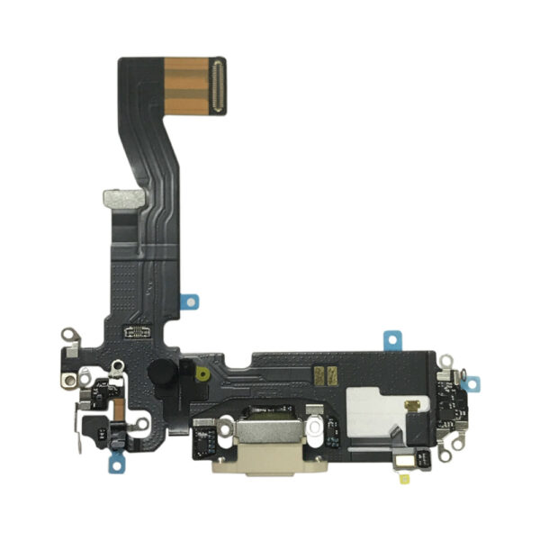 iPhone 12 / 12 Pro Charging Port / Microphone Flex Cable Gold