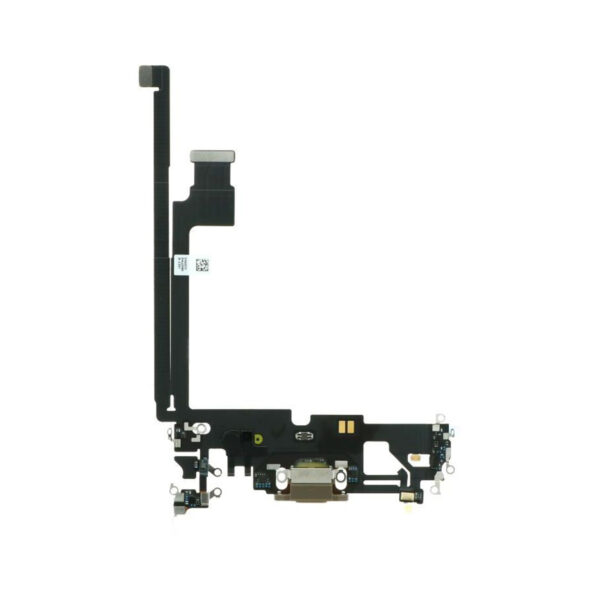 iPhone 12 Pro Max Charging Port & Microphone Flex Cable Gold