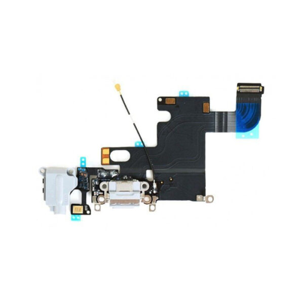 iPhone 6G Headphone Jack with Charging Connector Flex Cable - withe