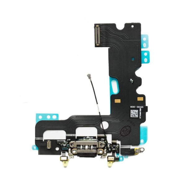 IPhone 7G Charging Connector, Microphone Flex Cable HQ Black