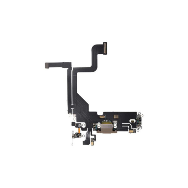 iPhone 13 Pro Charging Port & Microphone flex Cable Gold