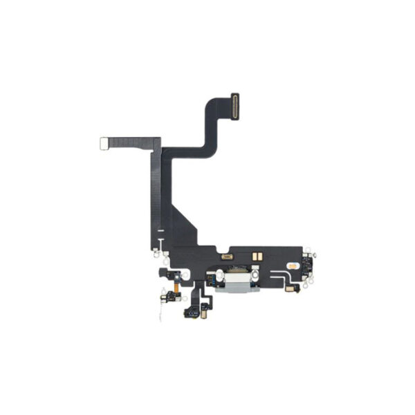 iPhone 13 Pro Charging Port & Microphone flex Cable Silver