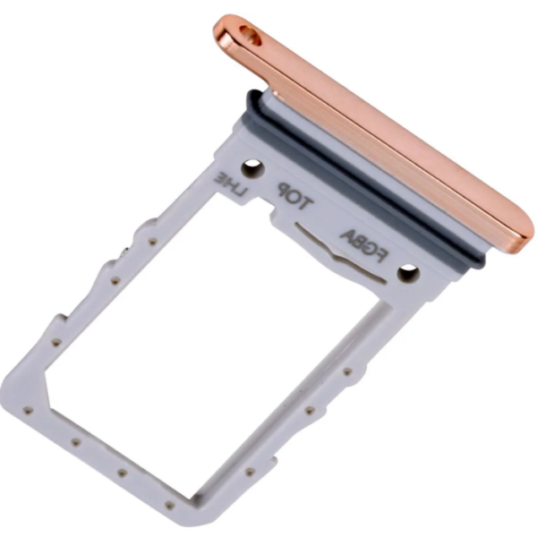 Samsung Galaxy Z Flip 4 Sim Card Holder - Pink/Gold