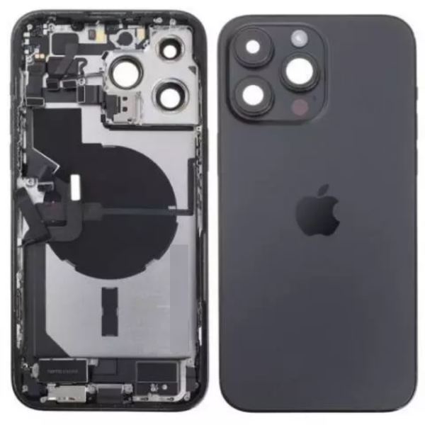 iPhone 14 Pro Housing with small parts Original Pulled – Black