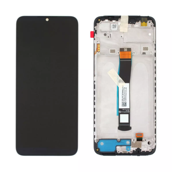 Xiaomi Redmi 10c Original Display With Frame - Black