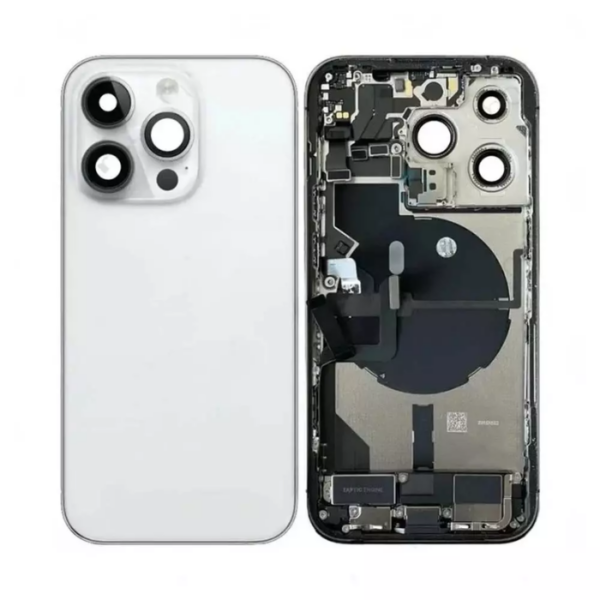 iPhone 14 Pro Housing with small parts Original Pulled - Silver