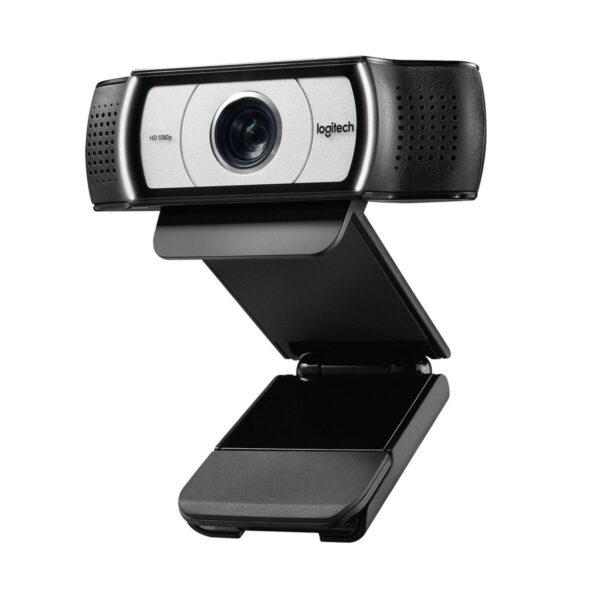 Logitech C930c HD Smart 1080P Webcam with Cover Black