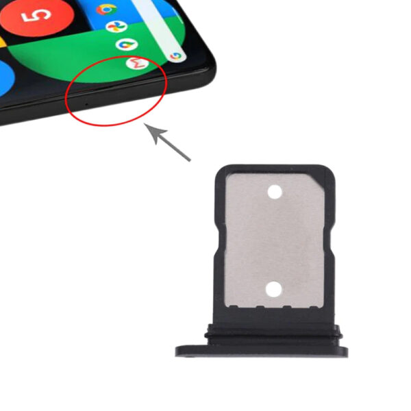 Google Pixel 5A Simcard Holder - Black GGP027