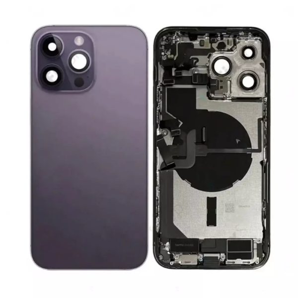 iPhone 14 Pro Max Housing with small parts Original Pulled - Purple