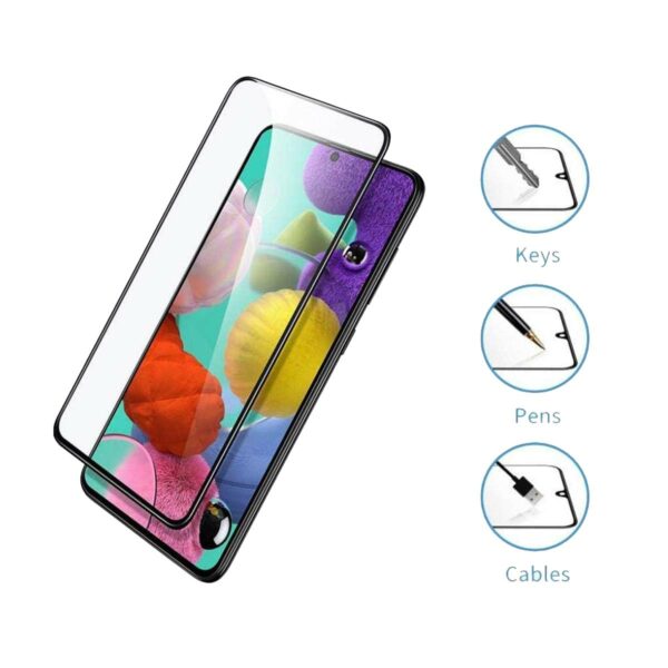 Samsung Galaxy A51 Screen Protector 3D Full Cover - Bulk - Image 2