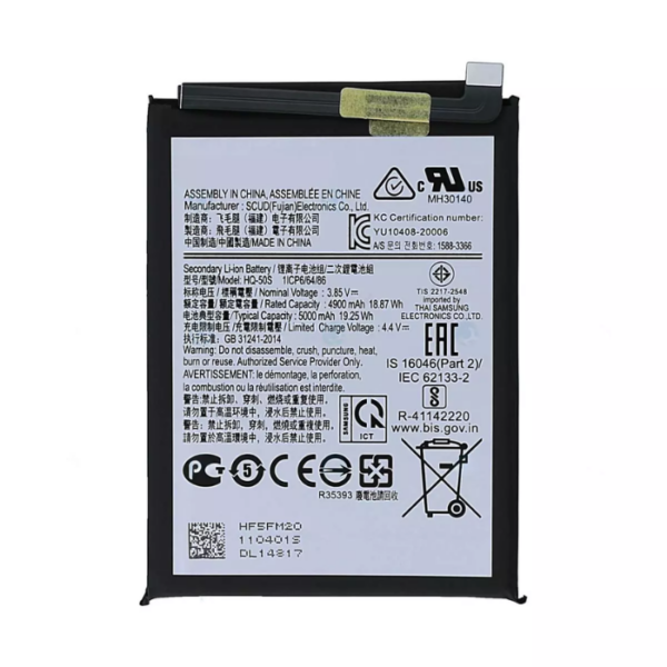 Samsung Galaxy A02S/A03S/A025/A035 Battery Original Capacity