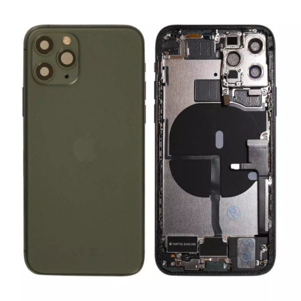 iPhone 11 Pro Housing with Small Parts Original Pulled Midnight Green