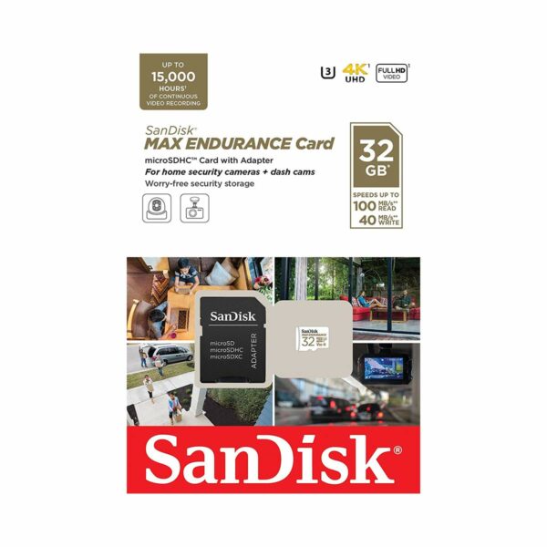 SanDisk Max Endurance 32 GB MicroSDHC Memory Card