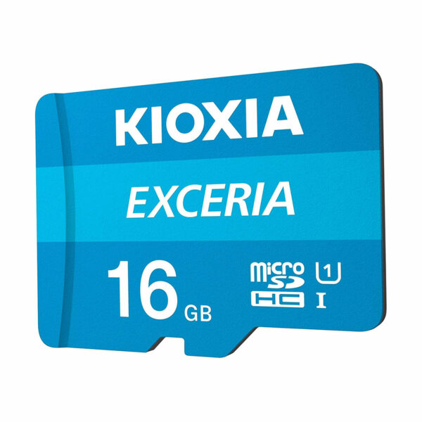 Kioxia Exceria 16GB MicroSDHC 100MB/s Memory Card Blue