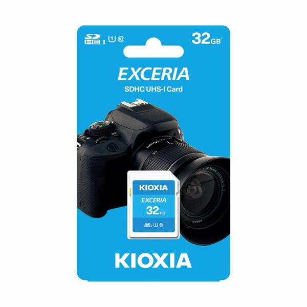 Kioxia Exceria 32GB SDHC 100MB/s Memory Card Blue