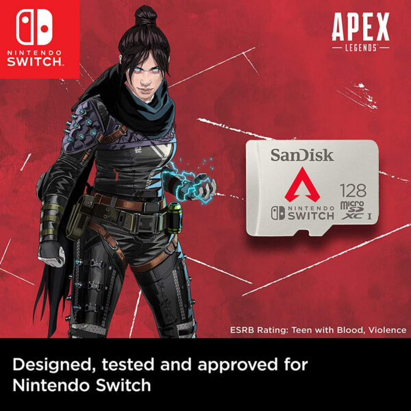 SanDisk Nintendo Switch (Apex Legends Style) 128GB MicroSDXC