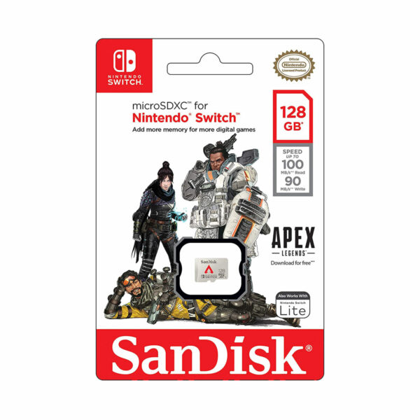 SanDisk Nintendo Switch (Apex Legends Style) 128GB MicroSDXC