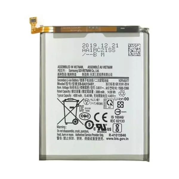 Samsung Galaxy A51 Battery Original Capacity