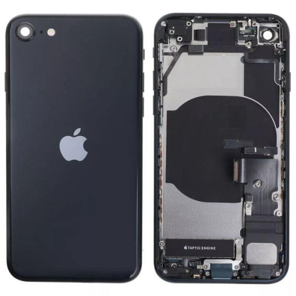 iPhone SE3 2022 Housing with Small Parts Pulled Midnight