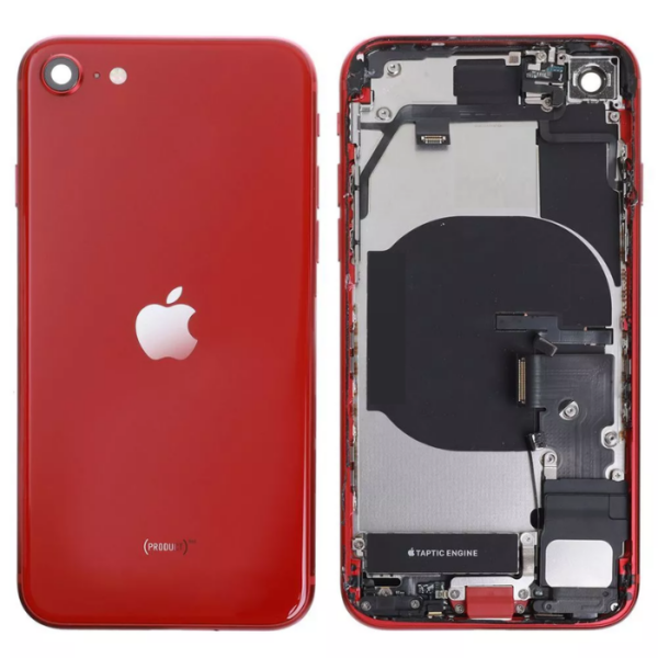 iPhone SE3 2022 Housing with Small Parts Pulled Red