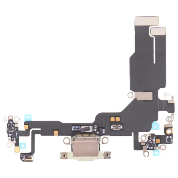 iPhone 15 Original Charging Port Flex Cable (Yellow)