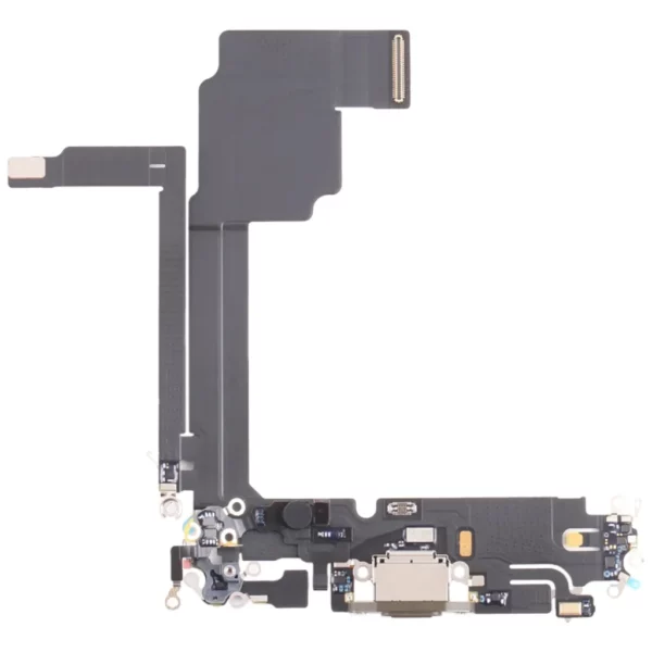 iPhone 15 Pro Max Original Charging Port Flex Cable (Titanium Color)