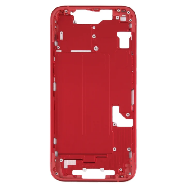 iPhone 14 Middle Frame with Side Keys (Red)