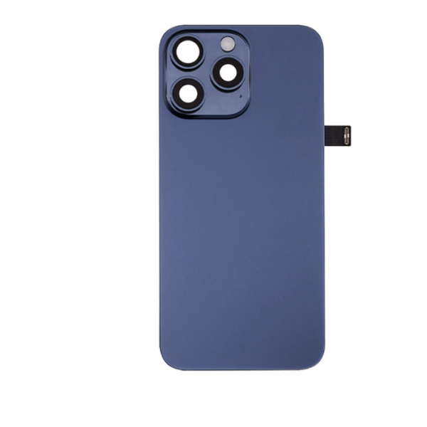 iPhone 15 Pro Back Glass With Small Parts Pulled –Blue Titanium