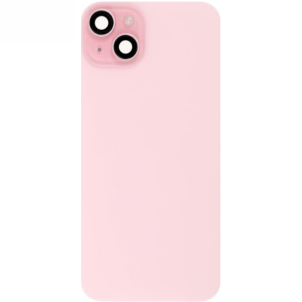 iPhone 15 Back Glass With Small Parts Pulled - Pink